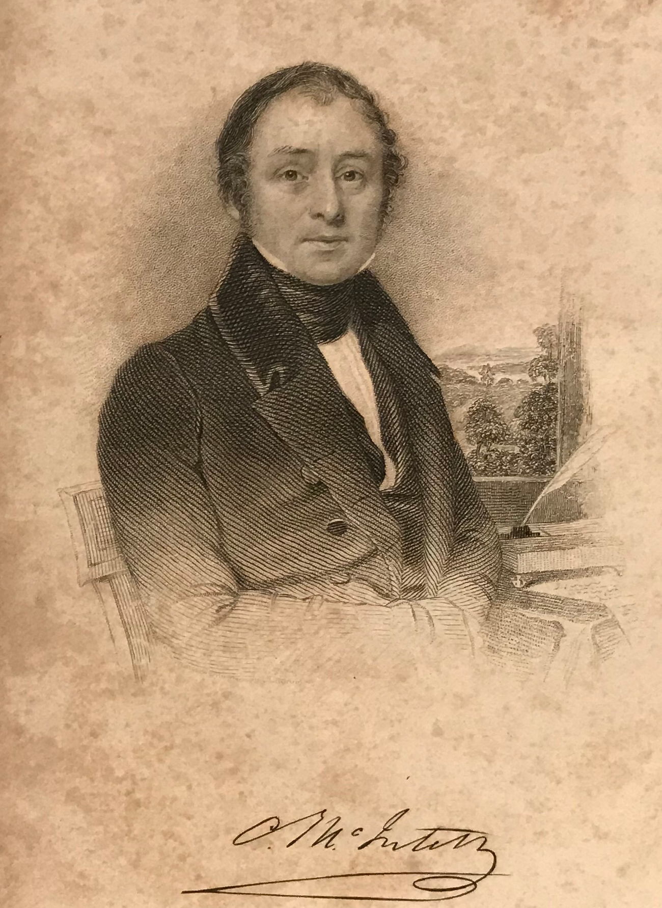 Engraving of Charles McIntosh